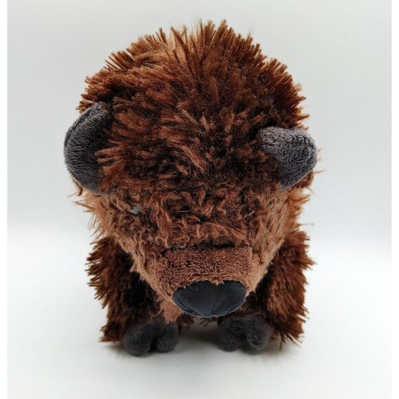 Wild Republic Buffalo Bison Plush Brown Realistic Stuffed Animal 13" Long - Picture 2 of 5